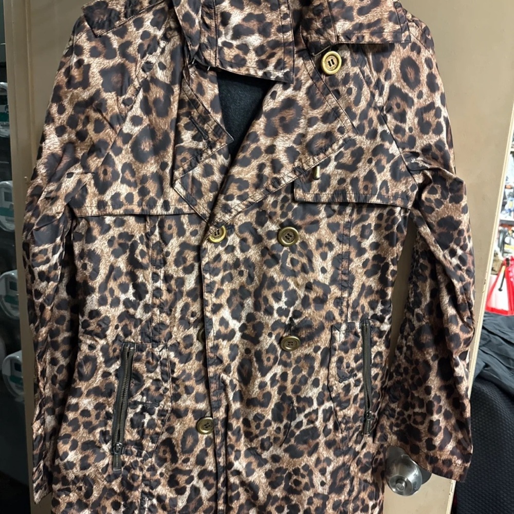 Michael Kors Leopard Print Jacket - Brown & Black